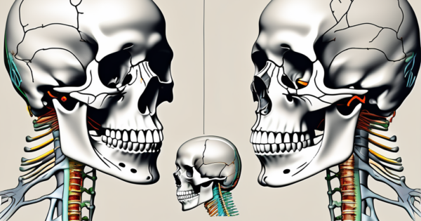 A detailed anatomical diagram of the mandibular nerve